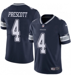 Youth Nike Dallas Cowboys 4 Dak Prescott Navy Blue Team Color Vapor Untouchable Limited Player NFL Jersey Youth Nike Dallas Cowboys 4 Dak Prescott Navy Blue Team Color Vapor Untouchable Limited Player NFL Jersey