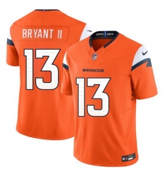 Men Denver Broncos 13 Pat Bryant II Orange 2025 Draft F U S E  Vapor Limited Stitched Football Jersey