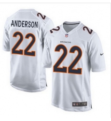 Nike Broncos #22 C J Anderson White Mens Stitched NFL Game Event Jersey Nike Broncos #22 C J Anderson White Mens Stitched NFL Game Event Jersey