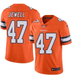 Nike Broncos #47 Josey Jewell Orange Mens Stitched NFL Limited Rush Jersey Nike Broncos #47 Josey Jewell Orange Mens Stitched NFL Limited Rush Jersey
