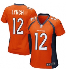 Nike Broncos #12 Paxton Lynch Orange Team Color Womens Stitched NFL New Elite Jersey Nike Broncos #12 Paxton Lynch Orange Team Color Womens Stitched NFL New Elite Jersey