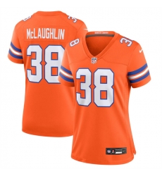 Women Denver Broncos 38 Jaleel McLaughlin Orange Mile High Collection 1977 Throwback Stitched Jersey Women Denver Broncos 38 Jaleel McLaughlin Orange Mile High Collection 1977 Throwback Stitched Jersey