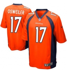 Nike Broncos #17 Brock Osweiler Orange Team Color Youth Stitched NFL New Elite Jersey Nike Broncos #17 Brock Osweiler Orange Team Color Youth Stitched NFL New Elite Jersey