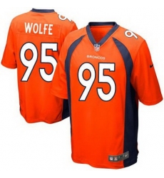 Nike Broncos #95 Derek Wolfe Orange Team Color Youth Stitched NFL New Elite Jersey Nike Broncos #95 Derek Wolfe Orange Team Color Youth Stitched NFL New Elite Jersey