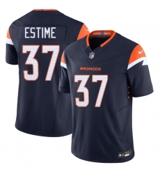 Youth Denver Broncos 37 Audric Estime Navy 2024 F U S E Alternate Vapor Limited Stitched Football Jersey Youth Denver Broncos 37 Audric Estime Navy 2024 F U S E Alternate Vapor Limited Stitched Football Jersey