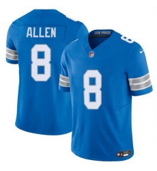 Men Detroit Lions 8 Kyle Allen Blue 2025 F U S E  Vapor Limited Stitched Jersey