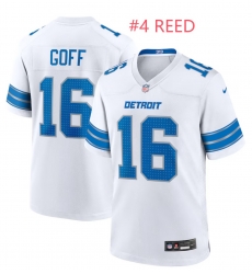 Men Nike D.J. Reed White Detroit Lions Team F U S E Stitched Jersey