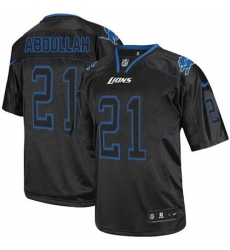 Nike Lions #21 Ameer Abdullah Lights Out Black Mens Stitched NFL Elite Jersey Nike Lions #21 Ameer Abdullah Lights Out Black Mens Stitched NFL Elite Jersey