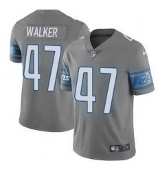 Nike Lions 47 Tracy Walker Gray Color Rush Limited Jersey Nike Lions 47 Tracy Walker Gray Color Rush Limited Jersey