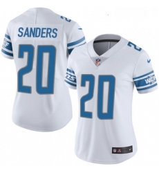 Womens Nike Detroit Lions 20 Barry Sanders Limited White Vapor Untouchable NFL Jersey Womens Nike Detroit Lions 20 Barry Sanders Limited White Vapor Untouchable NFL Jersey