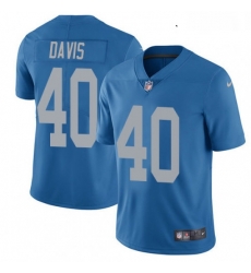 Youth Nike Detroit Lions 40 Jarrad Davis Limited Blue Alternate Vapor Untouchable NFL Jersey Youth Nike Detroit Lions 40 Jarrad Davis Limited Blue Alternate Vapor Untouchable NFL Jersey