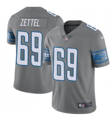 Youth Nike Lions #69 Anthony Zettel Gray Stitched NFL Limited Rush Jersey Youth Nike Lions #69 Anthony Zettel Gray Stitched NFL Limited Rush Jersey