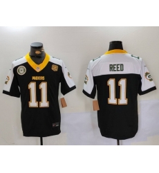 Men Green Bay Packers 11 Jayden Reed BlackWhite 2024 F U S E Home Patch 13 Time World Champions Vapor Untouchable Limited Stitched Jersey 1 Men Green Bay Packers 11 Jayden Reed BlackWhite 2024 F U S E Home Patch 13 Time World Champions Vapor Untouchable Limited Stitched Jersey 1