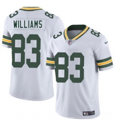 Men Green Bay Packers 83 Savion Williams White 2025 Draft Vapor Untouchable Limited Stitched Football Jersey