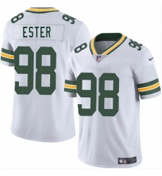 Men Green Bay Packers 98 James Ester White 2025 Vapor Untouchable Limited Stitched Jersey