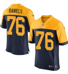 Nike Green Bay Packers #76 Mike Daniels Navy Blue Alternate Men 27s Stitched NFL New Elite Jersey Nike Green Bay Packers #76 Mike Daniels Navy Blue Alternate Men 27s Stitched NFL New Elite Jersey