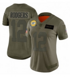 Womens Green Bay Packers 12 Aaron Rodgers Limited Camo 2019 Salute to Service Football Jersey Womens Green Bay Packers 12 Aaron Rodgers Limited Camo 2019 Salute to Service Football Jersey