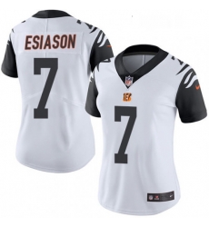Womens Nike Cincinnati Bengals 7 Boomer Esiason Limited White Rush Vapor Untouchable NFL Jersey Womens Nike Cincinnati Bengals 7 Boomer Esiason Limited White Rush Vapor Untouchable NFL Jersey