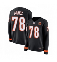 Womens Nike Cincinnati Bengals 78 Anthony Munoz Limited Black Therma Long Sleeve NFL Jersey Womens Nike Cincinnati Bengals 78 Anthony Munoz Limited Black Therma Long Sleeve NFL Jersey