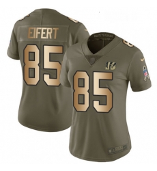 Womens Nike Cincinnati Bengals 85 Tyler Eifert Limited OliveGold 2017 Salute to Service NFL Jersey Womens Nike Cincinnati Bengals 85 Tyler Eifert Limited OliveGold 2017 Salute to Service NFL Jersey
