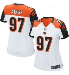 Womens Nike Cincinnati Bengals 97 Geno Atkins Game White NFL Jersey