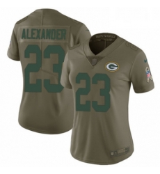Womens Nike Green Bay Packers 23 Jaire Alexander Limited Olive 2017 Salute to Service NFL Jersey Womens Nike Green Bay Packers 23 Jaire Alexander Limited Olive 2017 Salute to Service NFL Jersey