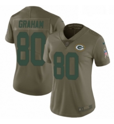 Womens Nike Green Bay Packers 80 Jimmy Graham Limited Olive 2017 Salute to Service NFL Jersey Womens Nike Green Bay Packers 80 Jimmy Graham Limited Olive 2017 Salute to Service NFL Jersey