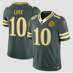 Youth Green Bay Packers  10 Jordan Love Dark Green 2026 Rivalries Collection Limited Stitched Jersey