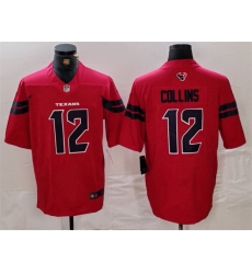 Men Houston Texans 12 Nico Collins Red Vapor Untouchable Stitched Football Jersey