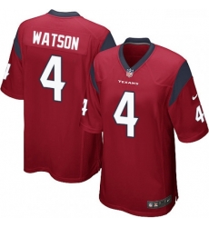 Men Nike Houston Texans 4 Deshaun Watson Game Red Alternate NFL Jersey Men Nike Houston Texans 4 Deshaun Watson Game Red Alternate NFL Jersey