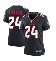 Women Houston Texans Nike Derek Stingley Jr. #24 Navy Game Stitched Jersey Women Houston Texans Nike Derek Stingley Jr. #24 Navy Game Stitched Jersey