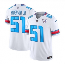 Youth Houston Texans  51 Will Anderson Jr  White 2026 F U S E   HOUSTON US  Rivalries Collection Limited Stitched Football Jersey