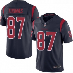 Youth Nike Houston Texans 87 Demaryius Thomas Limited Navy Blue Rush Vapor Untouchable NFL Jersey