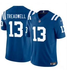 Men Indianapolis Colts 13 Laquon Treadwell Blue 2025 F U S E  Vapor Limited Stitched Football Jersey