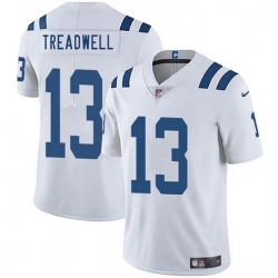 Men Indianapolis Colts 13 Laquon Treadwell White 2025 Vapor Limited Stitched Football Jersey