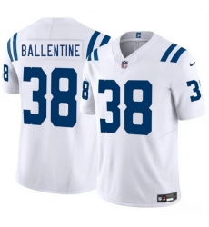 Men Indianapolis Colts 38 Corey Ballentine White 2025 F U S E  Vapor Limited Stitched Football Jersey