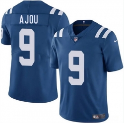 Men Indianapolis Colts 9 Ajou Ajou Blue 2025 Vapor Limited Stitched Football Jersey