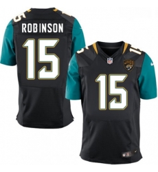 Men Nike Jacksonville Jaguars 15 Allen Robinson Black Alternate Vapor Untouchable Elite Player NFL Jersey Men Nike Jacksonville Jaguars 15 Allen Robinson Black Alternate Vapor Untouchable Elite Player NFL Jersey