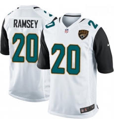 Men Nike Jacksonville Jaguars 20 Jalen Ramsey Game White NFL Jersey