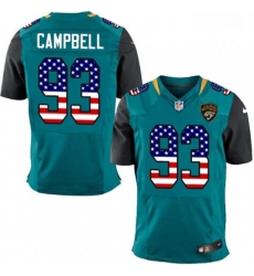 Men Nike Jacksonville Jaguars 93 Calais Campbell Elite Teal Green Home USA Flag Fashion NFL Jersey Men Nike Jacksonville Jaguars 93 Calais Campbell Elite Teal Green Home USA Flag Fashion NFL Jersey