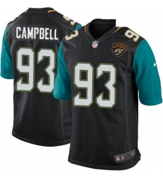 Men Nike Jacksonville Jaguars 93 Calais Campbell Game Black Alternate NFL Jersey Men Nike Jacksonville Jaguars 93 Calais Campbell Game Black Alternate NFL Jersey