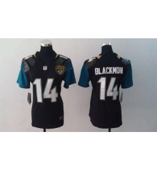 Nike Jaguars #14 Justin Blackmon Black Team Color Women Stitched Jersey Nike Jaguars #14 Justin Blackmon Black Team Color Women Stitched Jersey