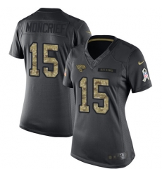 Nike Limited Womens Donte Moncrief Black Jersey NFL #15 Jacksonville Jaguars 2016 Salute to Service Nike Limited Womens Donte Moncrief Black Jersey NFL #15 Jacksonville Jaguars 2016 Salute to Service