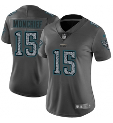 Nike Limited Womens Donte Moncrief Gray Static Jersey NFL #15 Jacksonville Jaguars Vapor Nike Limited Womens Donte Moncrief Gray Static Jersey NFL #15 Jacksonville Jaguars Vapor