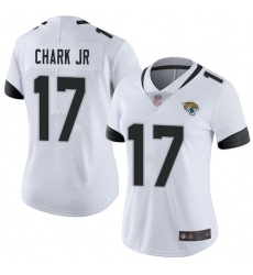 Women Jaguars 17 DJ Chark Jr White Stitched Football Vapor Untouchable Limited Jersey Women Jaguars 17 DJ Chark Jr White Stitched Football Vapor Untouchable Limited Jersey