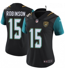 Womens Nike Jacksonville Jaguars 15 Allen Robinson Black Alternate Vapor Untouchable Limited Player NFL Jersey Womens Nike Jacksonville Jaguars 15 Allen Robinson Black Alternate Vapor Untouchable Limited Player NFL Jersey