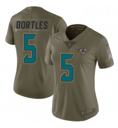 Womens Nike Jacksonville Jaguars 5 Blake Bortles Limited Olive 2017 Salute to Service NFL Jersey Womens Nike Jacksonville Jaguars 5 Blake Bortles Limited Olive 2017 Salute to Service NFL Jersey