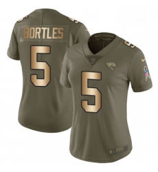 Womens Nike Jacksonville Jaguars 5 Blake Bortles Limited OliveGold 2017 Salute to Service NFL Jersey Womens Nike Jacksonville Jaguars 5 Blake Bortles Limited OliveGold 2017 Salute to Service NFL Jersey