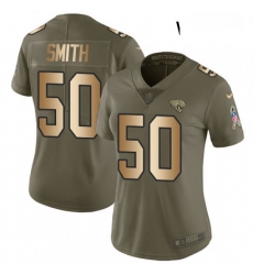 Womens Nike Jacksonville Jaguars 50 Telvin Smith Limited OliveGold 2017 Salute to Service NFL Jersey Womens Nike Jacksonville Jaguars 50 Telvin Smith Limited OliveGold 2017 Salute to Service NFL Jersey