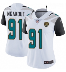 Womens Nike Jacksonville Jaguars 91 Yannick Ngakoue Elite White NFL Jersey Womens Nike Jacksonville Jaguars 91 Yannick Ngakoue Elite White NFL Jersey